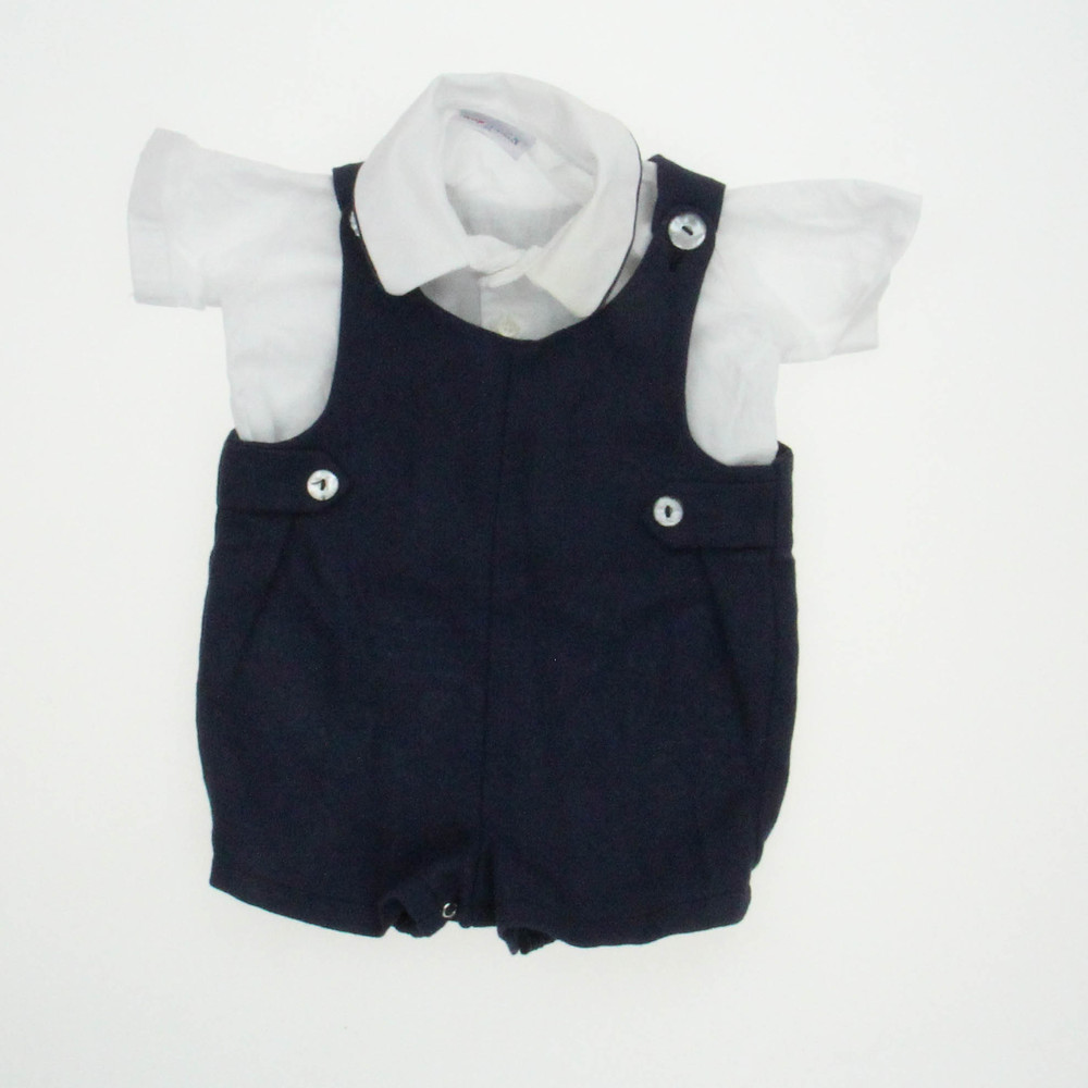 Imp Originals Boys Navy | White Romper size: 6 Months